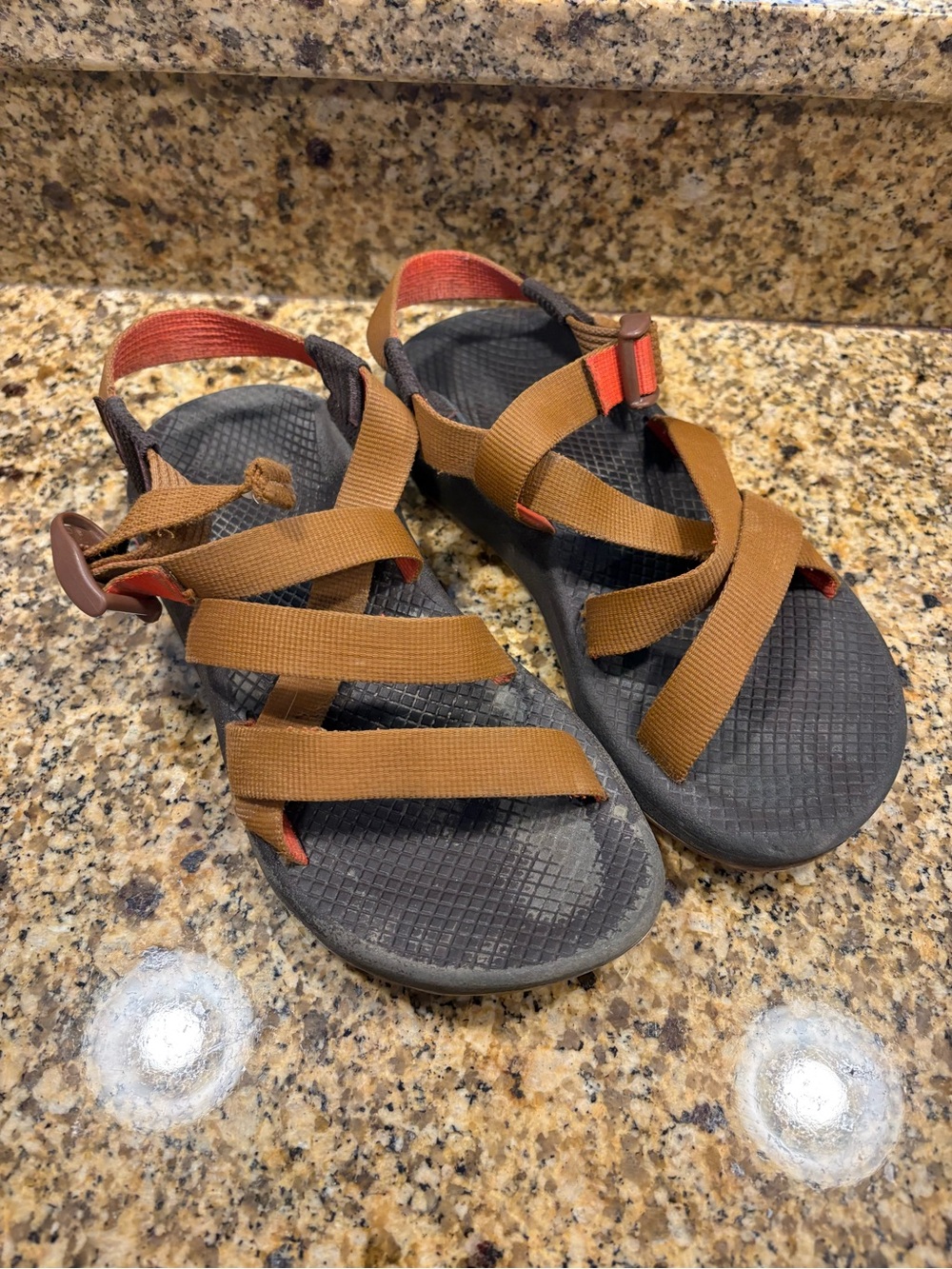 Chaco Women's Brown and Black Strappy Sandals